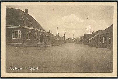 Gadeparti i Spjald. L. Christensen no. 9589.