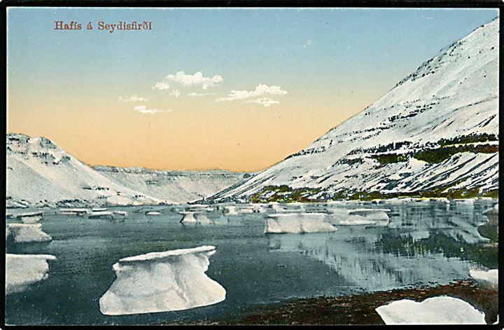 Island, Havis ved Seydisfjordur. E. Jacobsen & B. Kristjansson u/no.