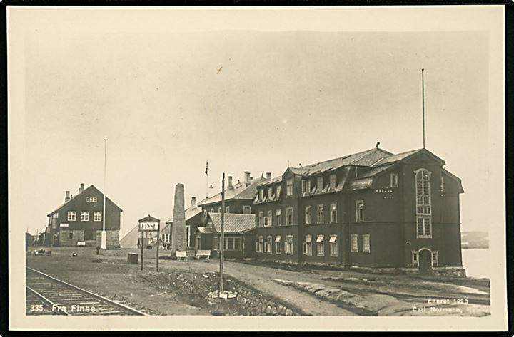 Norge, Finse jernbanestation på Bergensbanen. C. Normann no. 335.