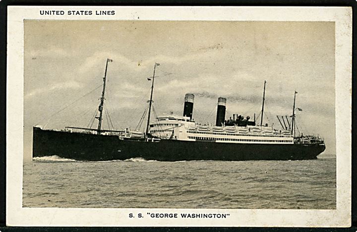 George Washington, S/S, United States Lines. 