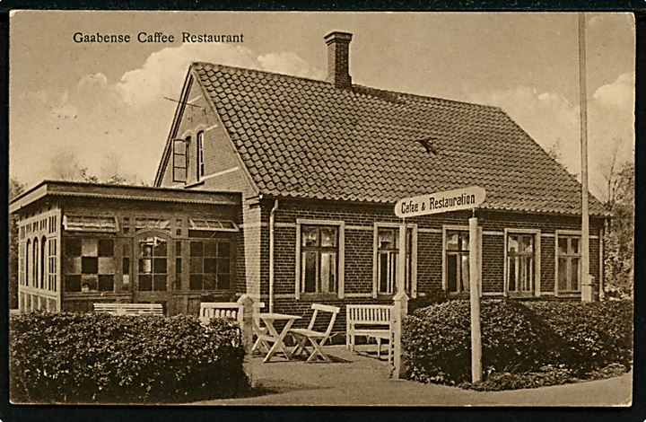 Gaabense Cafee & Restauration. H. Schmidt u/no.