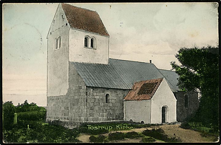 Tostrup Kirke. Stenders no. 6950. 