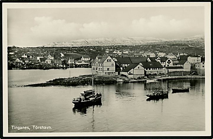 Thorshavn ved Tinganes. H.N. Jacobsen no. 2523.