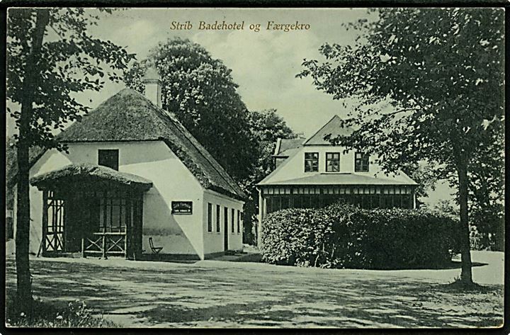 Strib Badehotel og Færgekro. J. Andersen no. 373.