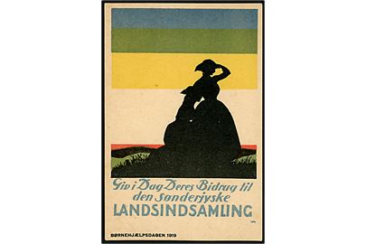 Valdemar Andersen: Børnehjælpsdagen 1919. Giv i Dag Deres Bidrag til den Sønderjyske Landsindsamling. Kruckow & Waldorff u/no.
