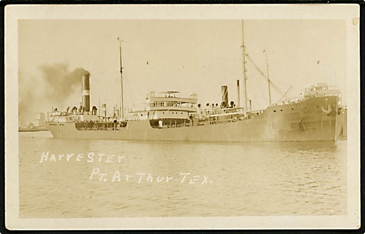 Harvester, S/S, amerikansk fragtskib i Port Arthur, Texas. U/no.
