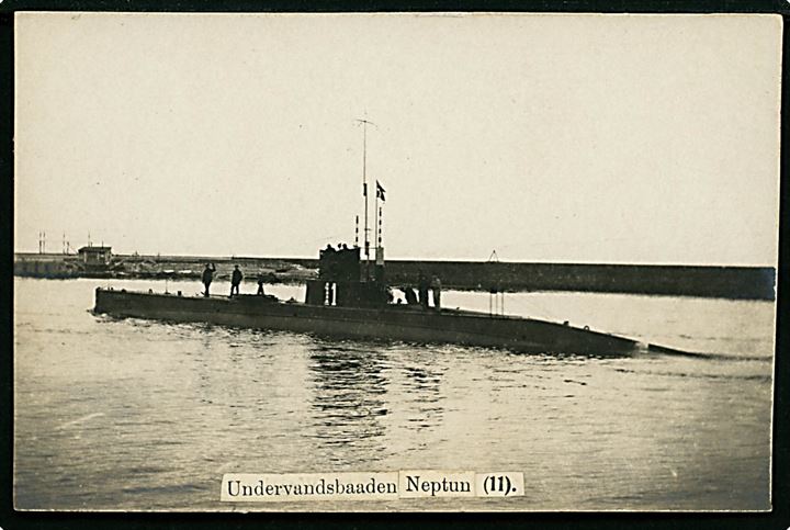 Marine. “Neptun” (11), undervandsbåd. Fotokort u/no. Kvalitet 7
