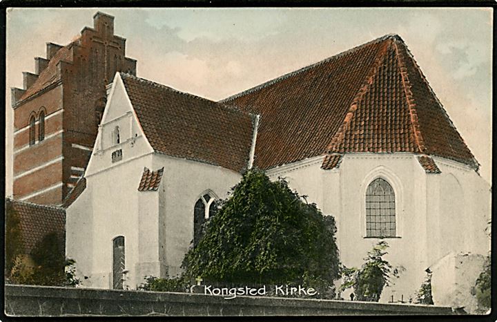 Kongsted Kirke ved Rønnede. Stenders no. 6732.