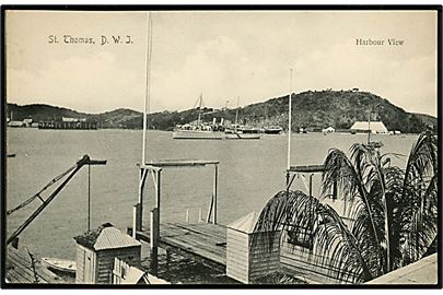 D.V.I., St. Thomas Harbour View. Lightbourn serie no. 58.