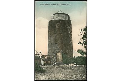D.V.I., St. Thomas, Black Breads Tower. Edwd. Fraas series no. 22.