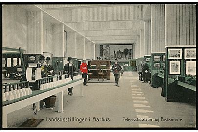 Aarhus Landsudstillingen. Telegrafstation og Postkontor. Stenders/Bang & Gluud no. 18420.