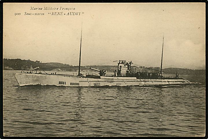 René Audry, fransk undervandsbåd. 
