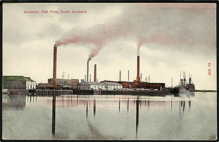 South Australien. Port Pirie. Smelters/Metalindustri. 