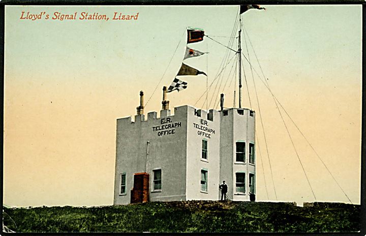 Lizard. Lloyds Signal Station. E.R. Telegraph Office. 
