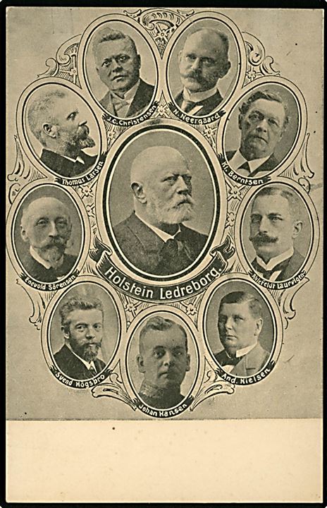Politik. Ministeriet Holstein Ledreborg 17.8.1909-23.10.1909. Stenders u/no.