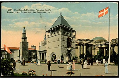 USA, Den danske pavilion ved den internationale Panama-Pacific udstilling i San Francisco 1915. Hj.knæk.