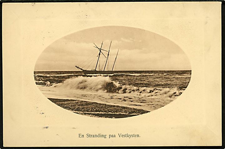 Stranding på Vestkysten. V. Müllers no. 11 29811*.