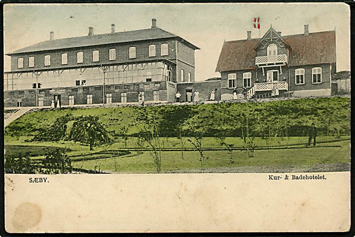 Sæby, Kur- & Badehotel. P. Alstrup no. 2267.