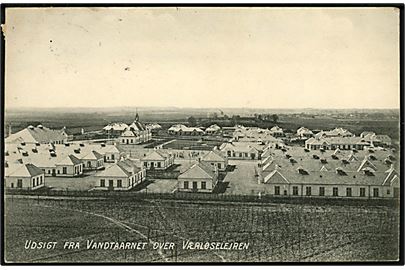 Værløse Lejren, udsigt fra Vandtaarnet. Dannevirke no. 348.