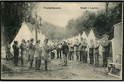 Frederiksværk, musik i lejren. Brøns-Høeg u/no.
