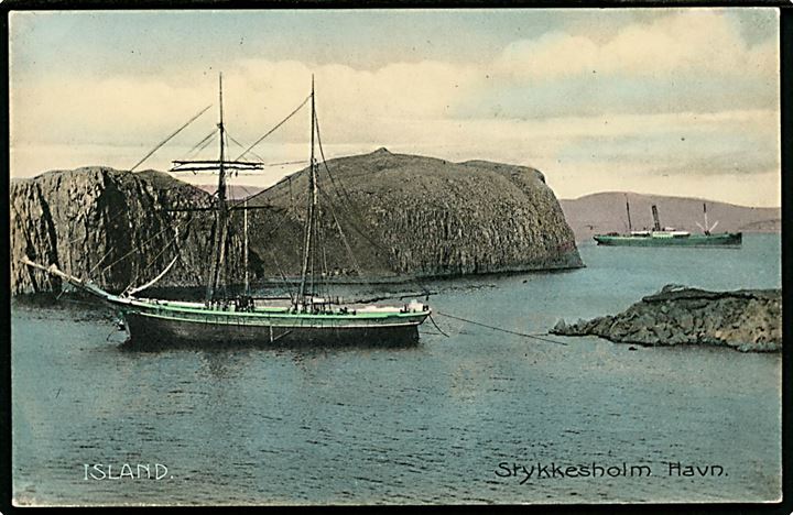 Island. Stykkesholm Havn. Stenders no. 10156.