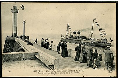 Frankrig, Dieppe med afgående færge til Newhaven. No. 241.