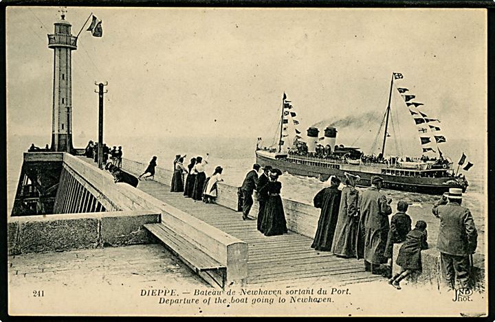 Frankrig, Dieppe med afgående færge til Newhaven. No. 241.