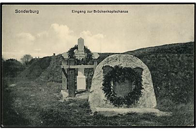Sønderborg, Indgang til Brückenkopfschanze. Chr. Qvist no. 337.