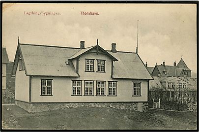 Færøerne, Thorshavn, Lagthingsbygningen. A. Brend u/no.