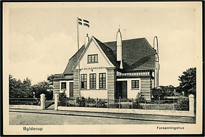 Bylderup forsamlingshus. W. Schützsack no. 1227.