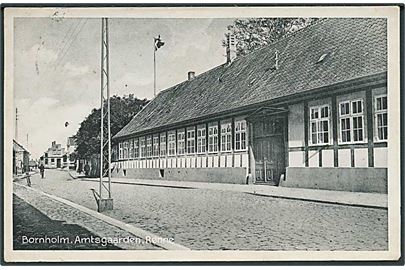 Amtsgaarden i Rønne på Bornholm. Stenders no. 195.