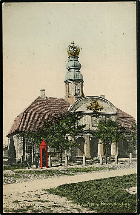 Købh., Orlogsværftet med Hovedindgangen. A. Vincent no. 4024.