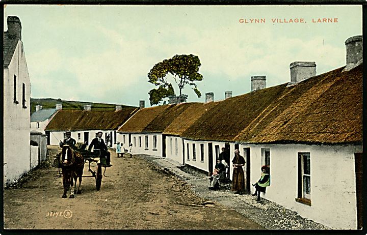 England, Larne, Glynn Village. Valentine no. 38148.