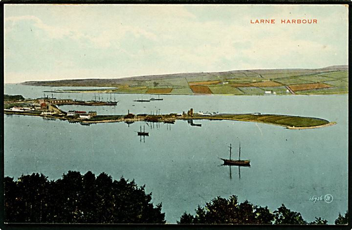 England, Larne harbour. Valentine no. 16736.