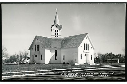 Udvandring til Amerika. USA, Minnesota, Tyler, Danebod Lutheran Church. No. P1624.