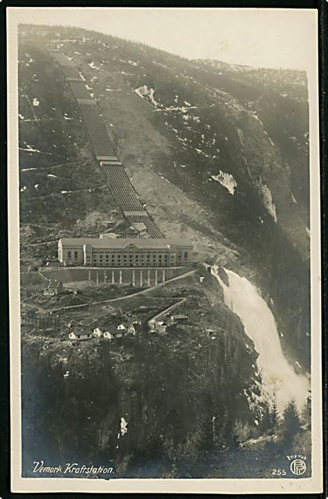 Vemork Kraftstation. OPPI no. 255. Anlæg hvor der under 2. verdenskrig blev produceret Tungt vand.