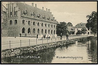 Herlufsholm, museumsbygningen. J. Chr. Koch no. 12379. Hj.knæk.