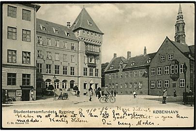 Købh., Studentersamfundets Bygning. Stenders no. 795.