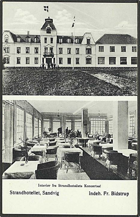 Sandvig Strandhotel. Colberg no. 16.