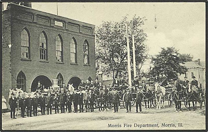 USA, Morris Fire Departement. Rotograph no. 60429.