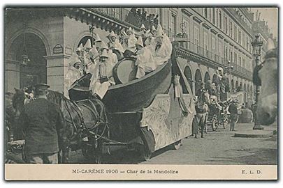Mi-Carême 1906. Char de la Mandoline. E. L. D. 