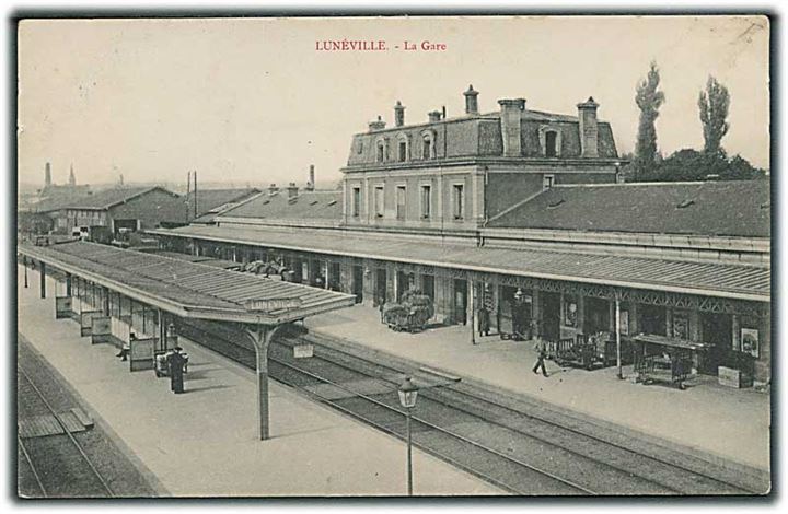 Lunéville Jernbanestation. 