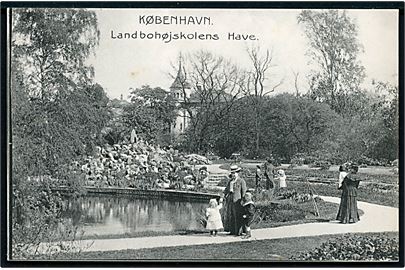 Købh., Landbohøjskolens Have. Stenders no. 6090.