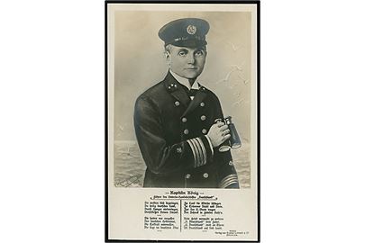 Kapitän König, fører af handels-U-båd Deutschland under 2 rejser til USA 1916.