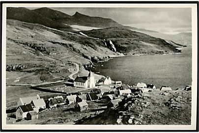 Færøerne, Eidi på Eysturøy. H. N. Jacobsen / Stenders no. 97341.