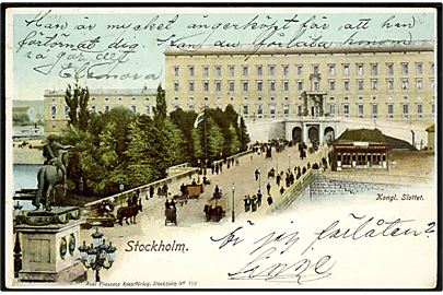 Stockholm, kongl. Slot. A. Eliasson no. 158.