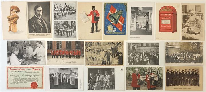 Diverse: Post, Postbude, 2. Verdenskrig, politik m.m. 85 kort.