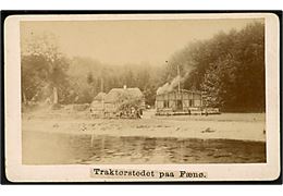 Middelfart, Fænø traktørsted. Ca. 1890. Ludvig Sick, Fotografiske Atalier, Middelfart. U/no.