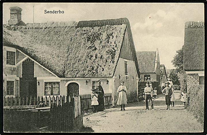 Sønderho, gadeparti. C.J.C. no. 714.