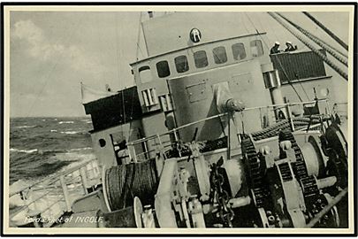 Ingolf, inspektionsskib i hårdt vejr. V. Thaning & Appel serie I no. 86.